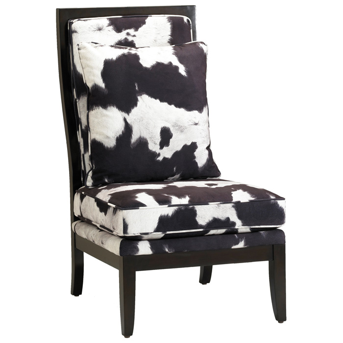 Murray Black and White Accent Chair DCG Stores