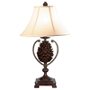 Pine Cone Country Style Table Lamp 
