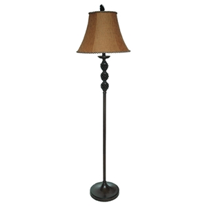 Pine Cone Country Style Floor Lamp 