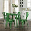 Amelia Metal Cafe Table - Green - CROS-CF220130-GR