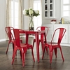 Amelia Metal Cafe Table - Red - CROS-CF220130-RE