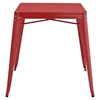 Amelia Metal Cafe Table - Red - CROS-CF220130-RE