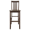 School House Bar Stool with 30 Inch Seat Height - Vintage Mahogany (Set of 2) - CROS-CF500330-MA