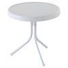 Retro Metal Side Table - Alabaster White - CROS-CO1011A-WH