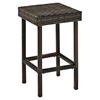 Palm Harbor Outdoor Wicker 24" Counter Height Stool - Dark Brown (Set of 2) - CROS-CO7107-BR