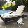 Palm Harbor Outdoor Wicker Chaise Lounge - Dark Brown - CROS-CO7122-BR