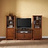 Alexandria 42" TV Stand and Two 60" Audio Piers - Classic Cherry - CROS-KF100007ACH