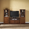 LaFayette 42" TV Stand and Two 60" Audio Piers - Classic Cherry - CROS-KF100007BCH