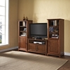 Cambridge 42" TV Stand and Two 60" Audio Piers - Classic Cherry - CROS-KF100007DCH