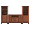 Cambridge 48" TV Stand and Two 60" Audio Piers - Classic Cherry - CROS-KF100008DCH
