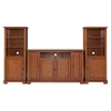 Alexandria 60" TV Stand and Two 60" Audio Piers - Classic Cherry - CROS-KF100009ACH