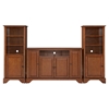 LaFayette 60" TV Stand and Two 60" Audio Piers - Classic Cherry - CROS-KF100009BCH