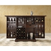 Alexandria Expandable Bar Cabinet - Vintage Mahogany - CROS-KF40001AMA