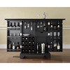 LaFayette Expandable Bar Cabinet - Black - CROS-KF40001BBK