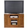 Heritage 45" Tall TV Console - Bead Board, Glass, Oak Wood - EGL-47545