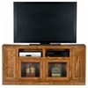 Heritage Thin 66" TV Console - Bead Board, Glass, Oak Wood - EGL-47566