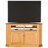Heritage Thin 50" Corner TV Cabinet - Bead Board, Oak Wood - EGL-47738