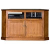 Heritage 50" Corner TV Cabinet - Bead Board, Oak Wood - EGL-47739