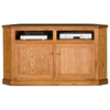 Heritage 56" Corner TV Cabinet - Bead Board, Oak Wood - EGL-47744