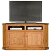 Heritage 56" Corner TV Cabinet - Bead Board, Oak Wood - EGL-47744