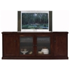 Coastal Thin 79" Entertainment Cabinet - Bead Board, Glass Panels - EGL-72580