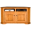 Oak Ridge 56" Corner TV Cabinet - Raised Panels, Fluting - EGL-93744