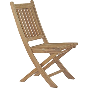 Marina Outdoor Patio Folding Chair - Natural 