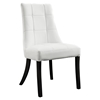 Noblesse Dining Leatherette Side Chair - White - EEI-1039-WHI