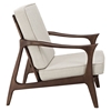 Paddle Brown Lounge Chair - EEI-1048-BRN