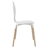 Path Dining Chair - White (Set of 2) - EEI-1368-WHI