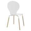 Path Dining Chair - White (Set of 2) - EEI-1368-WHI