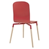 Stack Dining Chair - Red (Set of 4) - EEI-1373-RED