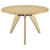 Laurel Wood Round Dining Table - Natural - EEI-1065-NAT