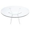 Tilt White Dining Table - EEI-1069-WHI