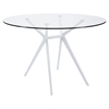 Tilt White Dining Table - EEI-1069-WHI
