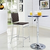 Fuse Leather Look Counter Stool - Brown - EEI-1108-BRN