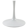 Lippa 40" Wood Top Dining Table - White - EEI-1117-WHI