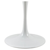 Lippa 40" Artificial Marble Dining Table - Round, White - EEI-1130-WHI