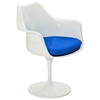Lippa Saarinen Inspired White Armchair - EEI-116