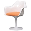 Lippa Saarinen Inspired White Armchair - EEI-116
