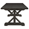 Anvil Wood Dining Table - Black - EEI-1198-BLK