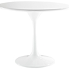 Lippa Saarinen Inspired Fiberglass End Table - EEI-120