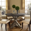 Stitch Wood Top Dining Table - Brown - EEI-1207-BRN-SET