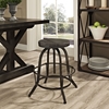 Collect Wood Top Bar Stool - Backless, Black - EEI-1208-BLK