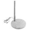 Strobe Marble Floor Lamp - White - EEI-1224-WHI