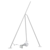 Askance Floor Lamp - White - EEI-1227-WHI