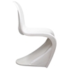 Slither Plastic Kids Chair - White - EEI-123K-WHI