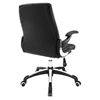 Premier High Back Office Chair - Adjustable Height, Swivel, Armrest, Black - EEI-1251-BLK