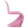 Slither S-Shaped Dining Side Chair - Pink (Set of 4) - EEI-1255-PNK