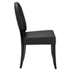 Button Dining Side Chair - Tufted, Black (Set of 2) - EEI-1279-BLK
